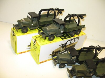 Dinky Toys GMC – Lot De 7 Véhicules Militaires Dont Dépanneuse Et Grue, USA
