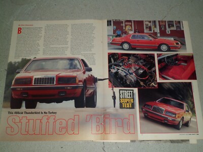 1983 FORD THUNDERBIRD 466CID article / ad