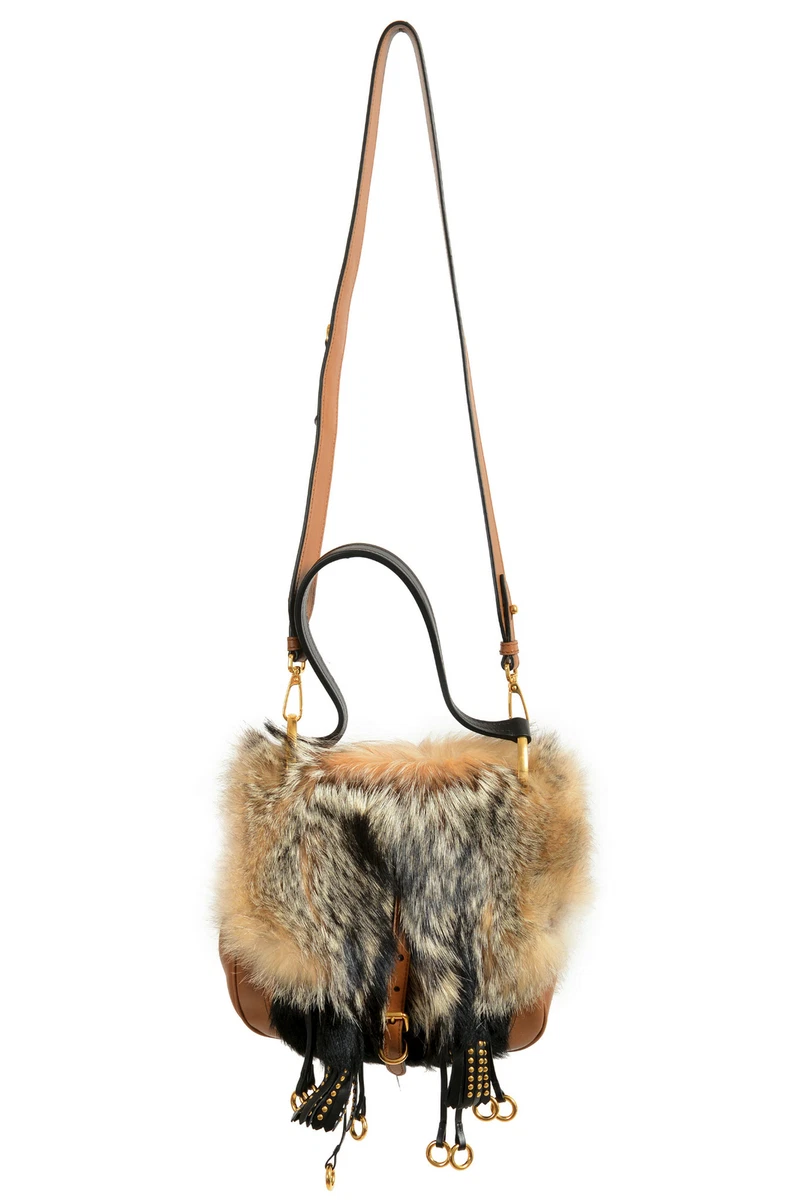 Prada fur bag sales