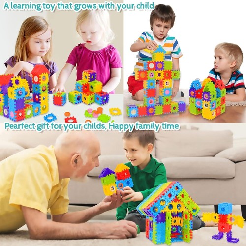 Jumbo Building Blocks for Toddlers 180 Pieces Years Large Stackable Plastic - Picture 6 of 9