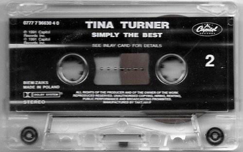 Tina Turner – Simply The Best, Original Cassette, Europe Version - Picture 3 of 5