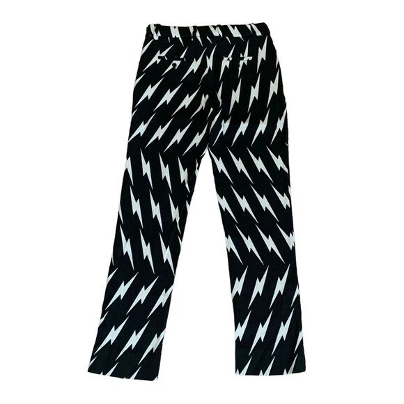 Women's Neil Barrett Lightning Bolt Pants 40IT Small - Image 3 of 4