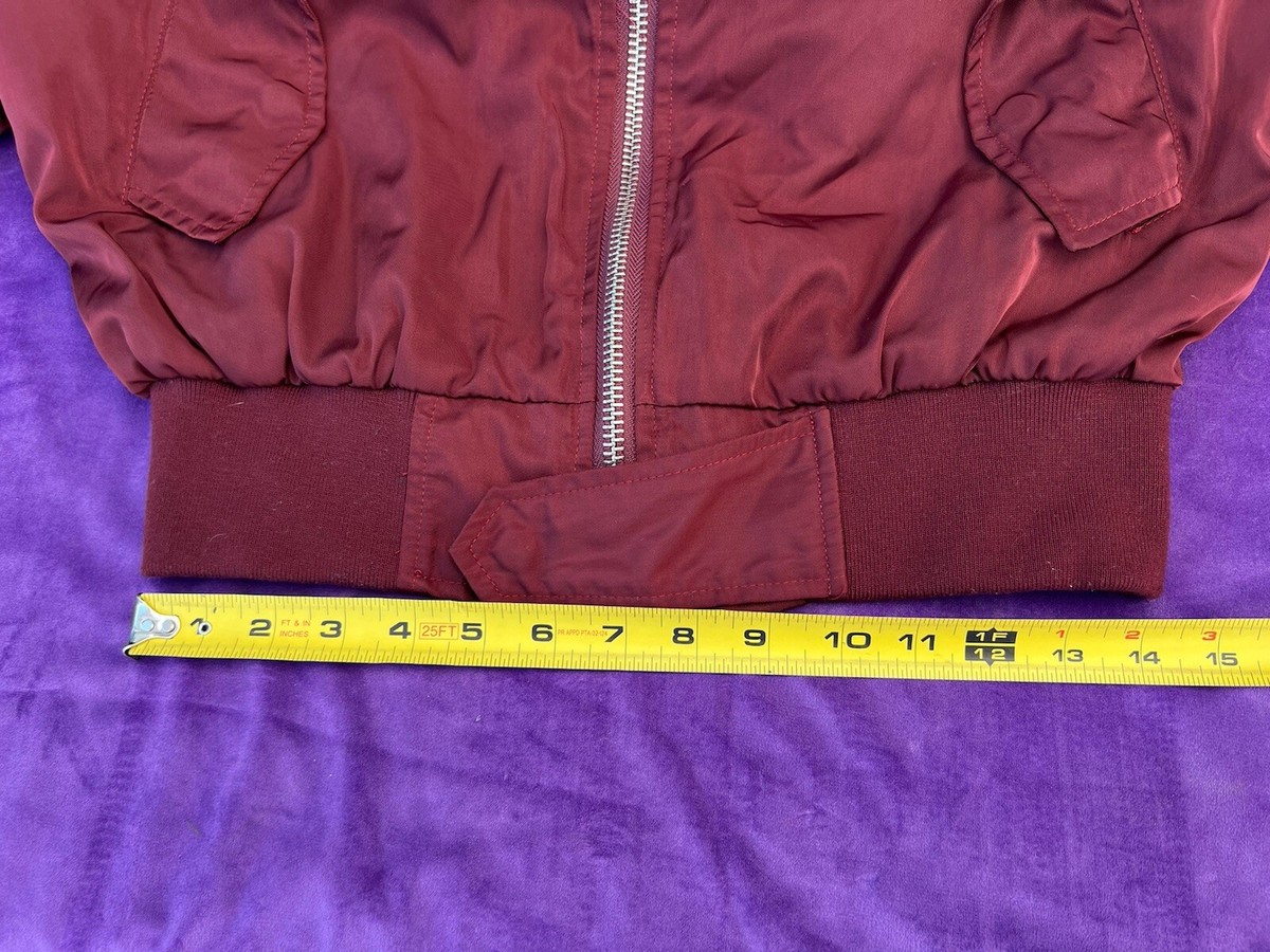 Fear Of God Men's Burgundy 2015-2016 Fourth Collection Bomber Size