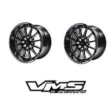 X2 Vms Racing Black Hawk 15x8 Drag Race Wheels Rims 20et For Dodge Neon Srt4 X2 Vms Racing Black Hawk 15x8 Drag Race Wheels Rims 20et For Dodge Neon Srt4