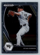 2021 Panini Prizm Draft Picks #PDP24 Ryan Cusick Wake Forest Demon Deacons