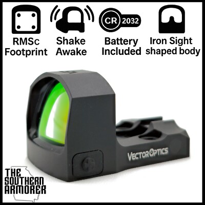 VECTOR OPTICS FRENZY S MICRO RED DOT SIGHT FOR GLOCK 43X MOS 48