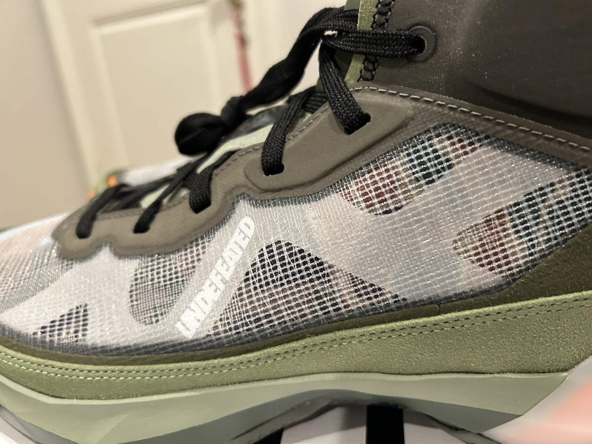 中古美品 NIKE AIR JORDAN XXXVII UNDEFEATED Air Jordan XXXVII 37 IN HAND UNDEF OIL GREEN FAST SHIP SZ 12