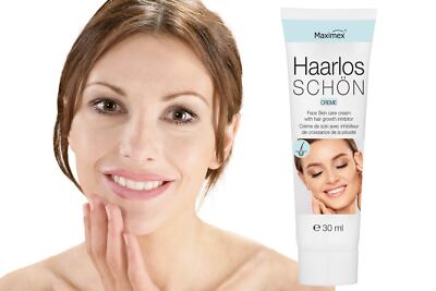 MAXIMEX Haarlos schön Gesichts Creme 30 ml Made in Germany verhindert Haarwuchs