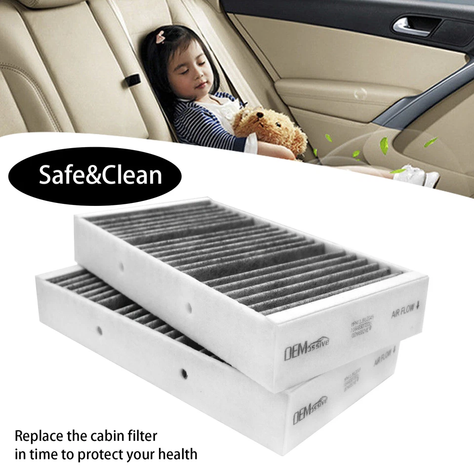 Filtro de aire de cabina para Mercedes-Benz Clase GL GLS X166 Clase M GLE W166 1668300318 Foto 2 de 4