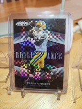 🧀🧀2021 PRIZM AARON RODGERS BRILLANCE PURPLE 23/49 BEAUTIFUL GREEN BAY PACKERS