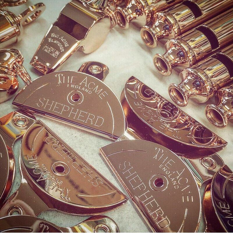 ACME 575 Shepherds dog Whistle Nickel Silver Plated Border Collie