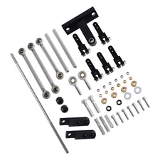 Dual Side Mount Carburetor Linkage Kit for Blower & Tunnel Ram Applications
