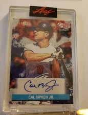 CAL RIPKEN JR 2021 LEAF PRO SET PORTRAITS  Blue Series  7/20