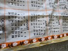 1976 Linen Cloth Tea Towel Calendar Wall Hanging Vtg Retro Hippie Dippie Trippie — photo 7