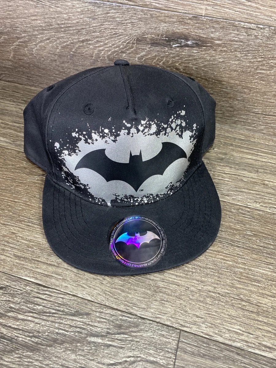 H M Batman DC Comics Movie Logo SnapBack Cap Hat Youth US Size 5t 7 Kids Boys