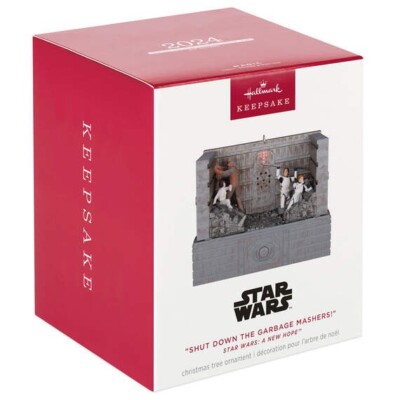 HALLMARK 2024 Star Wars: A New Hope  ''Shut Down the Garbage Mashers!'' Ornament
