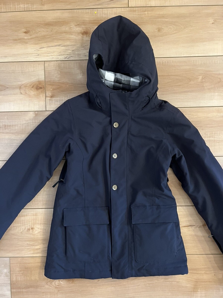 Bonfire Snowboard Jacket Womens Small Ski Snow Winter Black Mystic