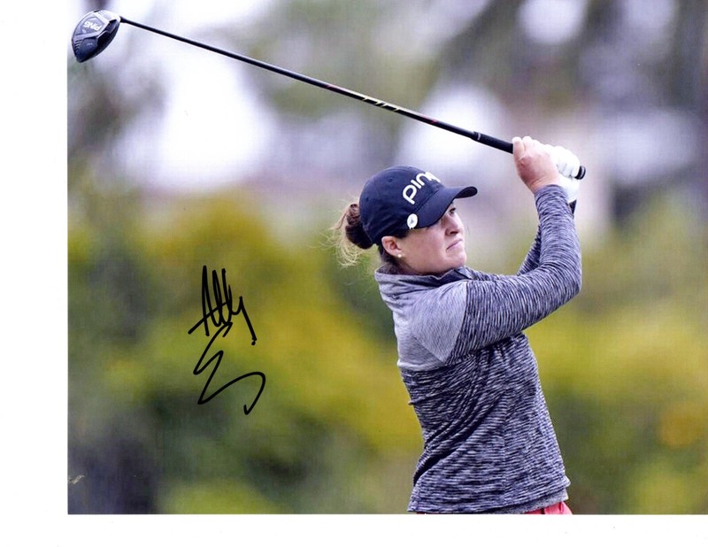 Ally Ewing LPGA star hand signed autographed 8x10 golf photo Mississippi State L