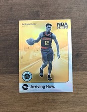 De'Andre Hunter 2019-20 NBA Hoops Arriving Now Rookie Silver Holo #14 Hawks RC