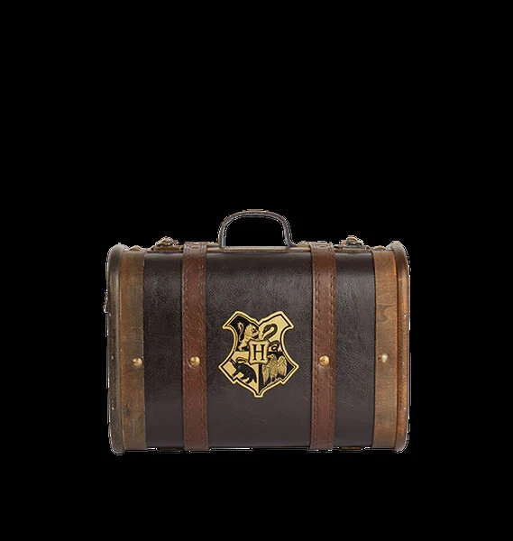 Harry Potter Poudlard valise fixe cuir bois mini coffre PETIT