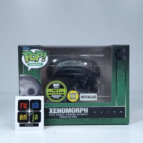 Funko Pop! Digital Movies Alien Xenomorph Glows Metallic 5,000 Pcs #344