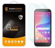 3-Pack Supershieldz Tempered Glass Screen Protector for BLU View 2 B130DL