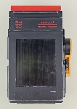 Graflex General Precision RH20 120 Roll Holder Yellow Lever with Slide Film Back