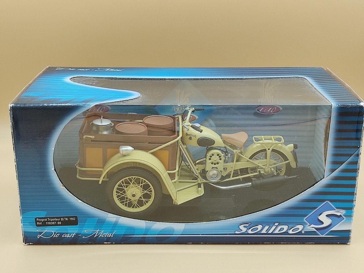 LJ197 SOLIDO PRESTIGE 118307-00 1/10 Peugeot triporteur 55 TN 1952 marron beige EUR 56,74 - FR LJ197 SOLIDO PRESTIGE 118307-00 1/10 Peugeot triporteur 55 TN 1952 marron beige EUR 56,74 - FR