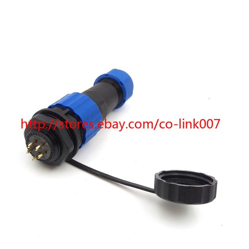SD16 5pin Waterproof Power Connectors,IP68 Electrical LED Bulkhead Connector Kit - Picture 6 of 6