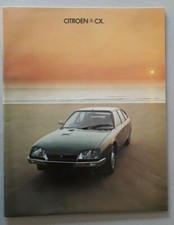 Citroen CX Brochure 1977 - GTi  Pallas  Prestige  Safari  Familiale
