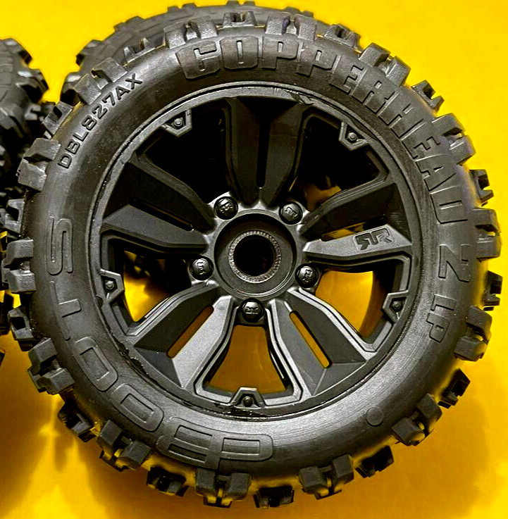 Arrma KRATON 4s 4x4 TIRES & Wheels tyres DBoots Copperhead2 ARA4408V2