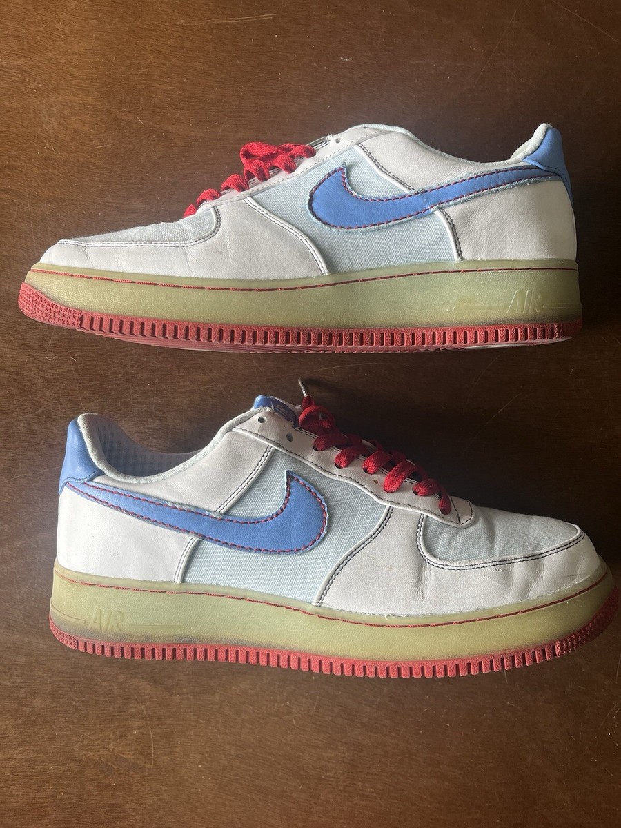 Size 12W Nike Air Force Premium '07 Glacier Blue