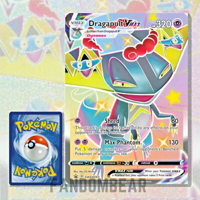 SHINY Dragapult VMAX JUMBO Black Star Promo card SWSH097 2021 Pokemon TCG