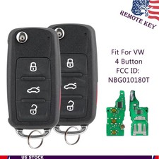 2 For 2011 2012 2013 2014 2015 2016 Volkswagen Vw Jetta Remote Control Key Fob