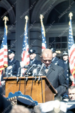 John Glenn Astronaut NYC Parade Speech 1962 Original 35mm Photo Slide