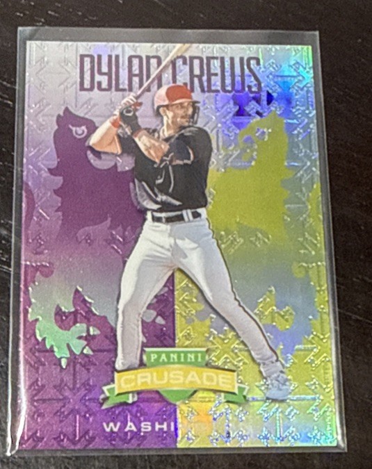 2024 Panini Crusade Dylan Crews #92 Purple 97/100