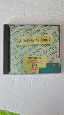 Acappella & AVB   A Savior Is Born! CD 1990 Christmas Holiday Word