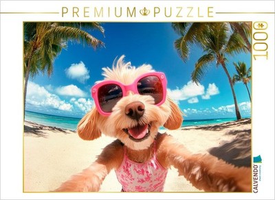 CALVENDO Puzzle Aloha auf vier Pfoten | 1000 Teile Lege-Größe 64x48cm Foto-Puzzl