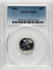 1941 Mercury Dime PROOF, Nice for Grade, Blast White! PCGS PR-63