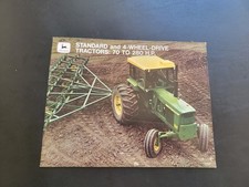 John Deere Standard & 4-Wheel-Drive Tractors WAGNER Brochure 70-280 HP, RARE