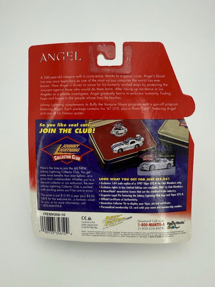 Angel's Plymouth GTX 2001 Johnny Lightning Buffy The Vampire Slayer 1 64 - Image 2 of 2