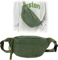 Bauchtasche Cord Modische HüFttasche GrüN Einstellbar Unisex Freizeit Sport