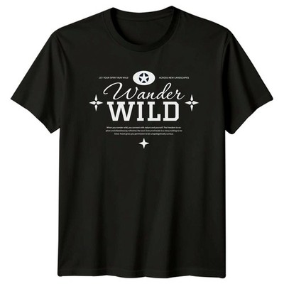 Wander Wild Let Your Spirit T-Shirt Abenteuer Reise Geschenk für Sie und Ihn