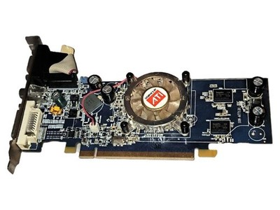 ATI Radeon X1550 Grafikkarte 128MB VRAM PCI-E Low Profile Blau