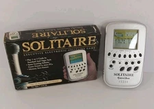 Excalibur Solitaire Electronic Handheld Game 370-P In Box Missing Manual Tested