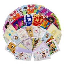 600 Birthday & Greetings Cards Premium Quality with Envelopes mixed Job Lot UK