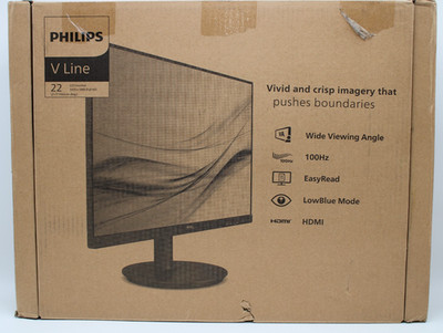 Philips 22 inch Class Thin Full HD (1920 x 1080) Monitor**
