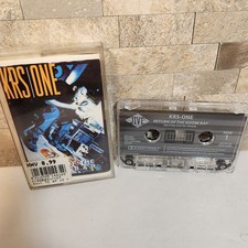 KRS-One Return of The Boom Bap Cassette Tape 1993 Jive Records Hip Hop UK Import