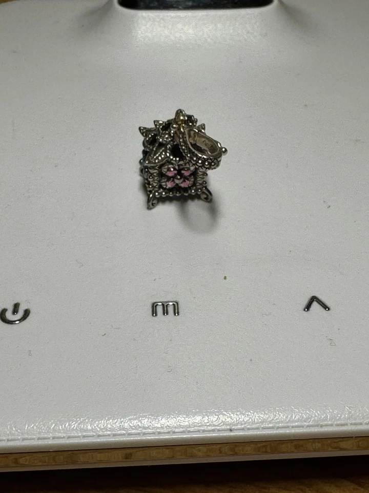 Barbara Bixby Multi-Piedras Preciosas Hoja Casa Pagoda .925 18k Colgante Dije Foto 4 de 4