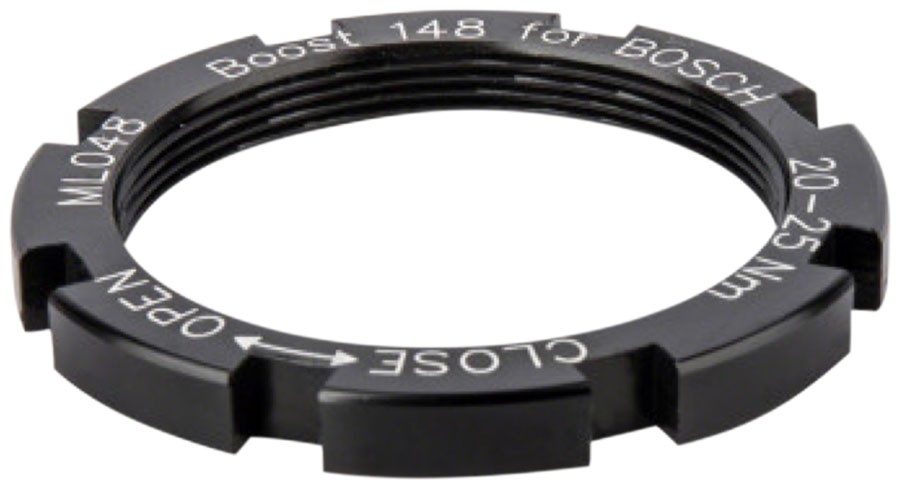 Full Speed Ahead Bosch eBike Lockring for Boost148 | Anodized Black